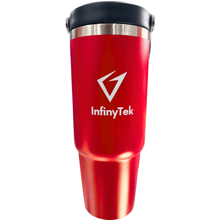 Termo Infinytek Metalico Rojo (promocionales)