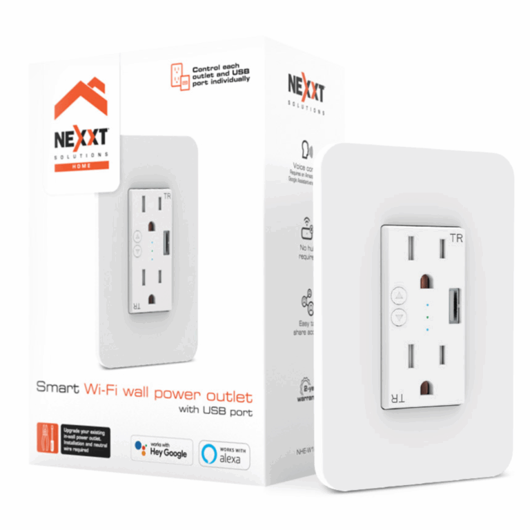 Nexxt Solutions Connectivity - Wall outlet USB - Seguridad y Automatización - Iluminación - NHE-W100