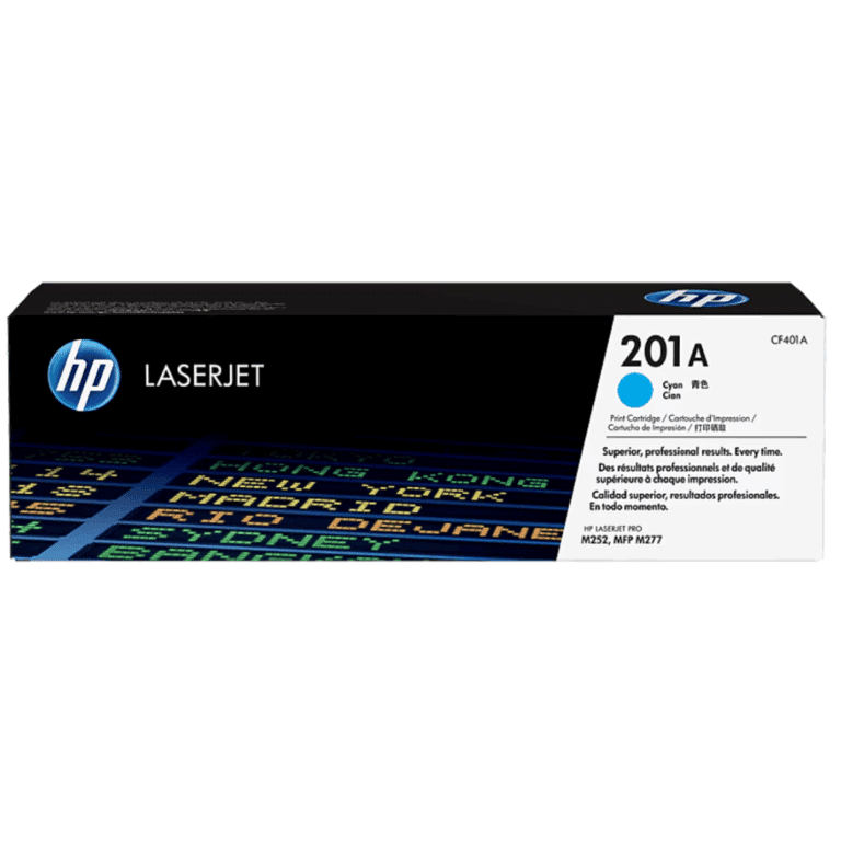 Toner Hp Laserjet 201a Cian - Suministros - CF401A