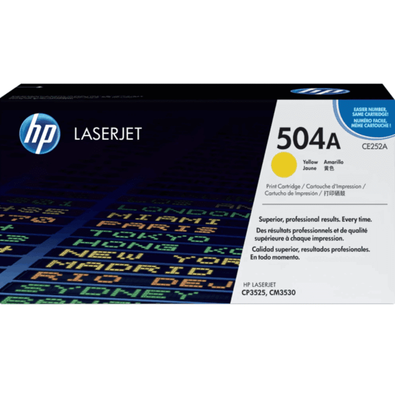 Toner Hp Laserjet Amarillo Ce252a - Suministros - CE252A