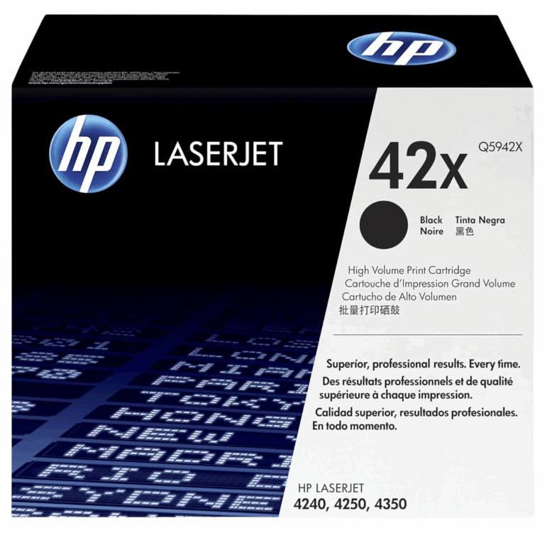 Toner Hp Q5942x Lj Negro 4250 4250tn 4350n 4350tn - Suministros - Q5942X