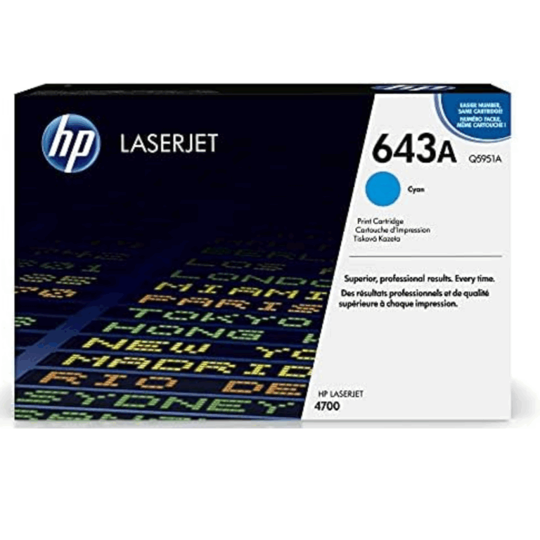 Toner Hp Q5951a Laserjet 4700 Cian - Suministros - Q5951A