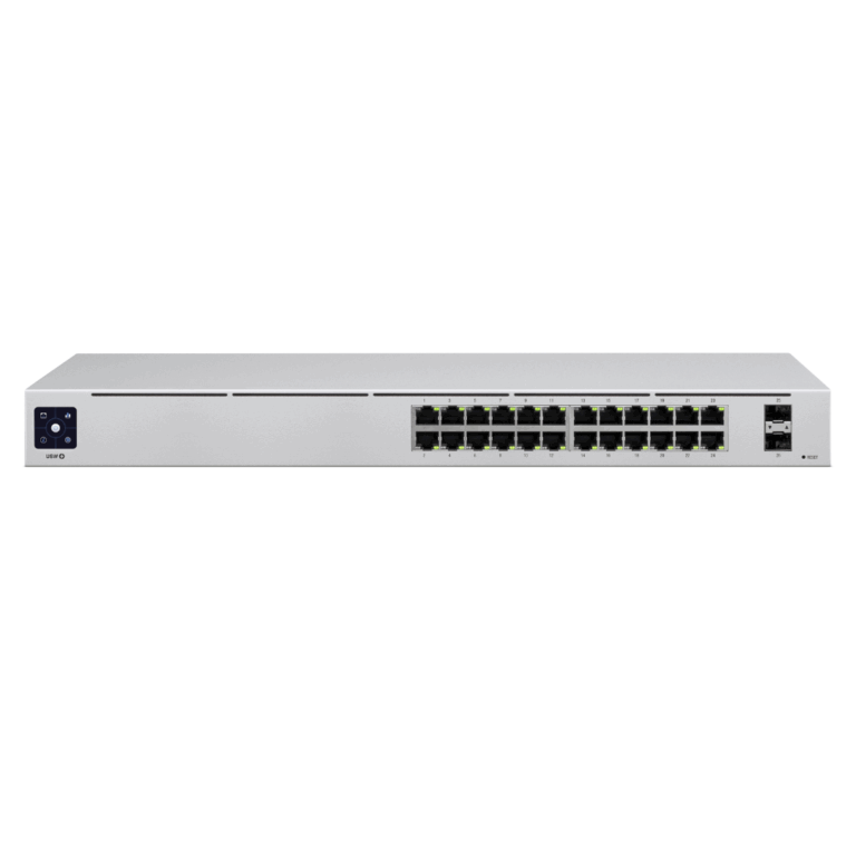 Ubiquiti UniFi Switch USW-24 - Conmutador - Gestionado - 24 x 10/100/1000 + 2 x Gigabit SFP - montaje en rack, sobremesa - Redes - Hubs & Switches - USW-24