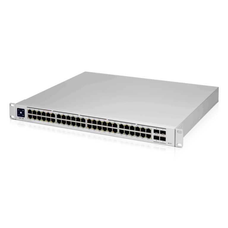 Ubiquiti UniFi Switch USW-PRO-48-POE - Conmutador - Gestionado - 48 x 10/100/1000 (40 PoE+, 8 PoE++) + 4 x 10Gb Ethernet SFP+ - montaje en rack - PoE++ (600 W) - CA 120/230 V / DC 11,5/52 V - Redes - Hubs & Switches - USW-Pro-48-POE
