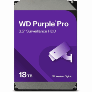 WD Purple Pro WD181PURP - Disco duro - 18 TB - interno - 3.5" - SATA 6Gb/s - 7200 rpm - búfer: 512 MB - Almacenamiento - Discos Duros Internos - WD181PURP