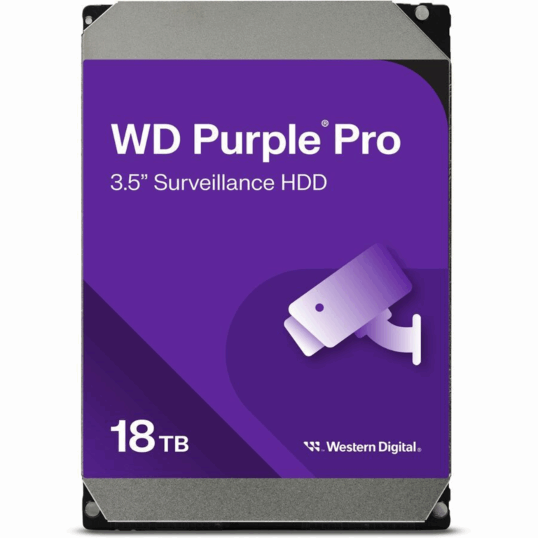 WD Purple Pro WD181PURP - Disco duro - 18 TB - interno - 3.5" - SATA 6Gb/s - 7200 rpm - búfer: 512 MB - Almacenamiento - Discos Duros Internos - WD181PURP