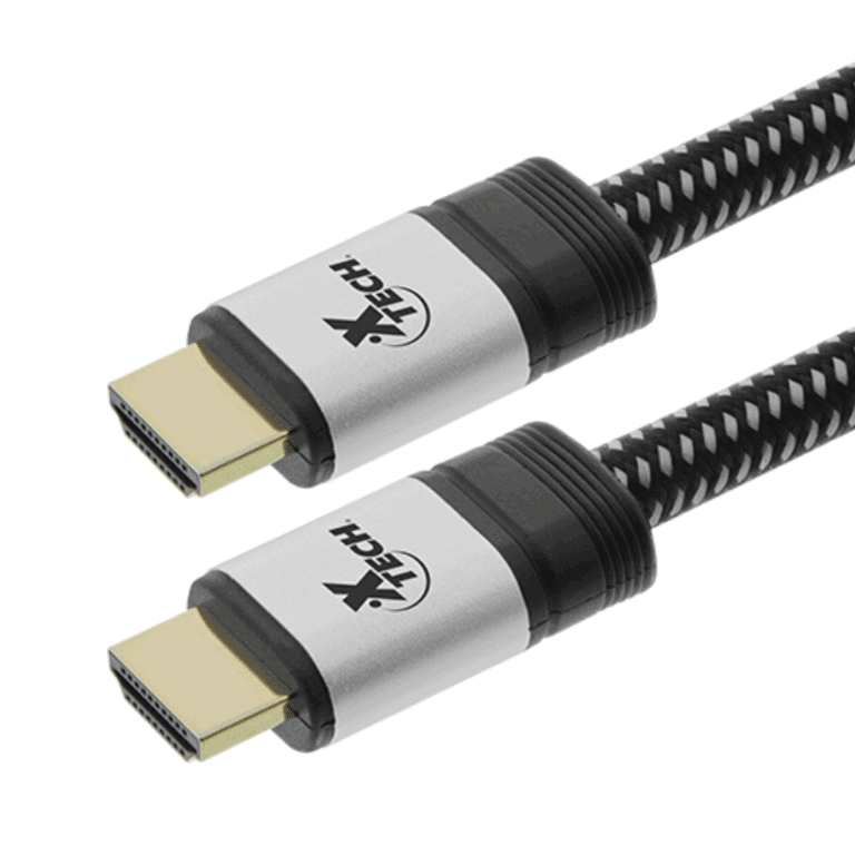 Xtech - Alta velocidad - cable HDMI con Ethernet - HDMI macho a HDMI macho - 1.83 m - admite 4K60Hz (3840 x 2160) - Audio y Video - Cables - XTC-626