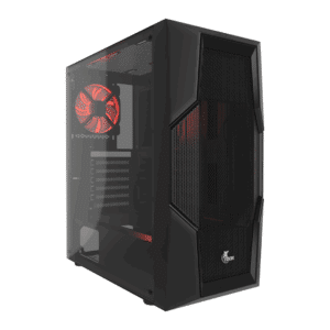 Xtech Gaming Series PHOBOS - Mid tower - ATX - panel lateral con ventana (cristal templado) - sin fuente de alimentación (ATX) - negro - USB/Audio - Componentes Informáticos - Cajas / Gabinetes - XT-GMR4