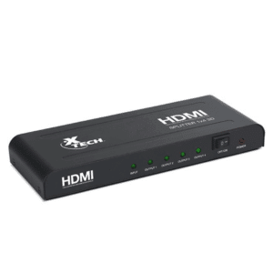 Xtech - HDMI Splitter - 1 Input to 4 Outputs - Audio y Video - Accesorios - XHA-410
