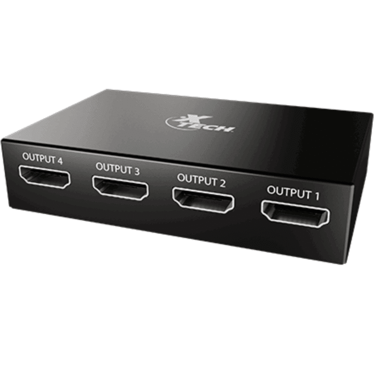 Xtech - HDMI Splitter - 1 Input to 4 Output XHA-420 - Audio y Video - Accesorios - XHA-420