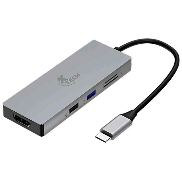 Xtech - Hub - 5 puertos - USB-C® 5-in-1 XTC-564 - Periféricos - USB Hubs - XTC-564