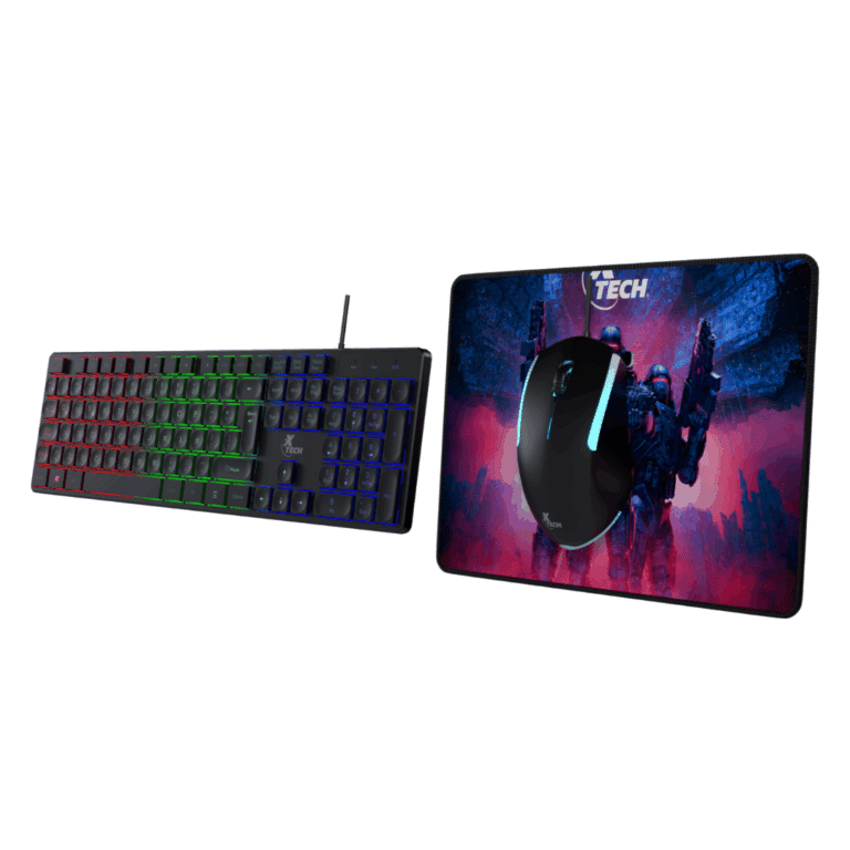 Xtech - Keyboard, mouse and mouse pad - Wired - Spanish - USB - Black - Gaming XTK-535S - Periféricos - Combos de Teclado y Ratón - XTK-535S