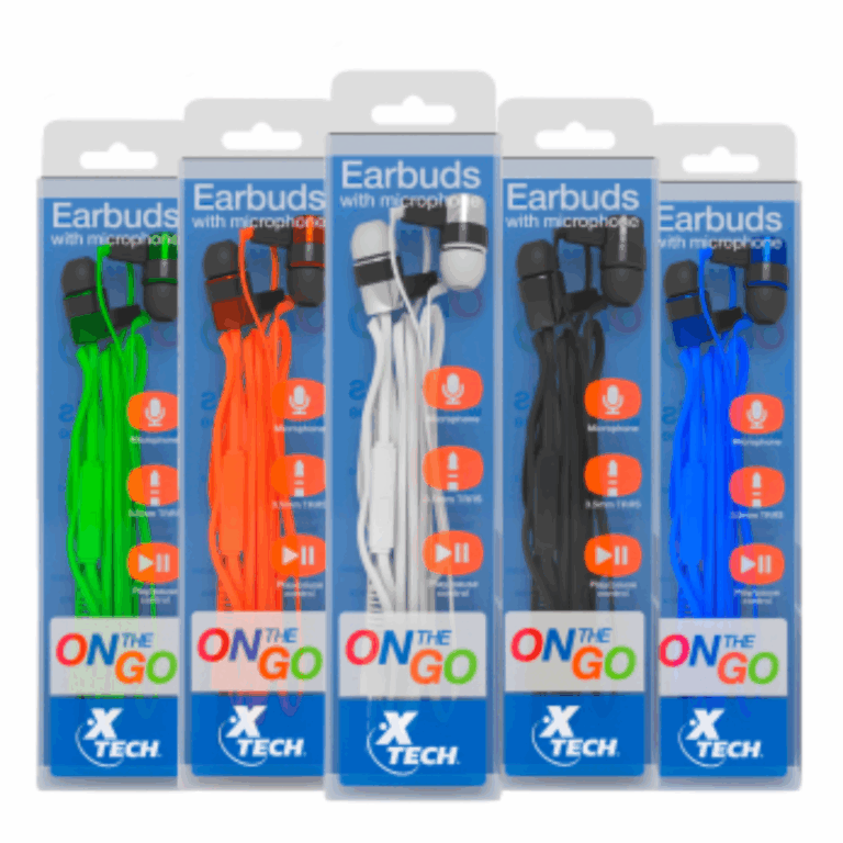 Xtech - XTG-235 - Headphones with mic - Para Cellular phone - Wired - 3.5mmTRRS pack of 10 - Periféricos - Auriculares y Manos Libres - XTG-235