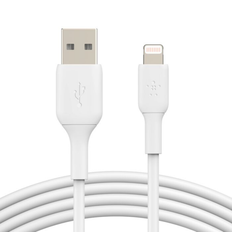 Belkin BoostCharge - Cable Lightning - Lightning macho a USB macho - 2 m - blanco - Accesorios para Computadores - Cables - CAA001bt2MWH
