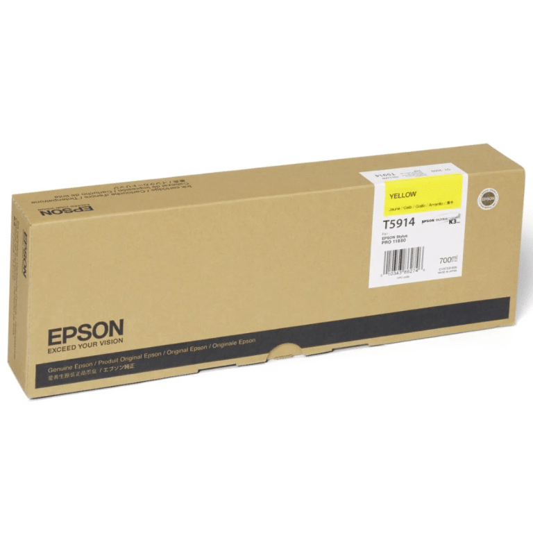 Cartucho Epson T591400 Stylus Pro 11880 Amarillo 700ml - Suministros - T591400