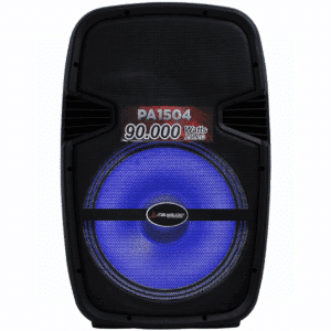 Parlante Italy Pa1504 15inch 90000watts Mp3 Mic  Pedestal Negro - Parlantes - PA1504
