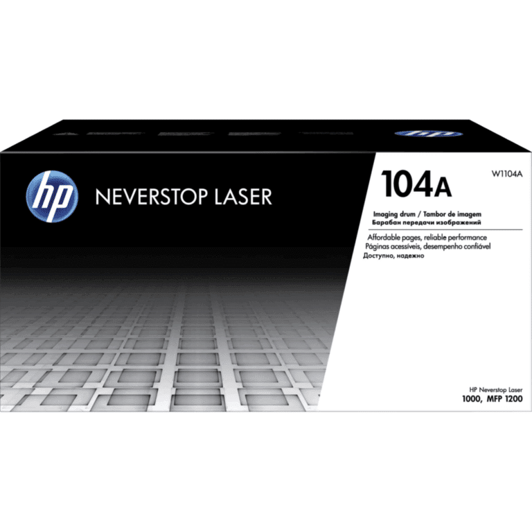 HP 104A - Negro - original - kit de tambor - para Neverstop Laser 1000a, 1000n, 1000w, MFP 1200a, MFP 1200n, MFP 1200nw, MFP 1200w - Consumibles y Media - Cartuchos de Toner e Ink-Jet - W1104A