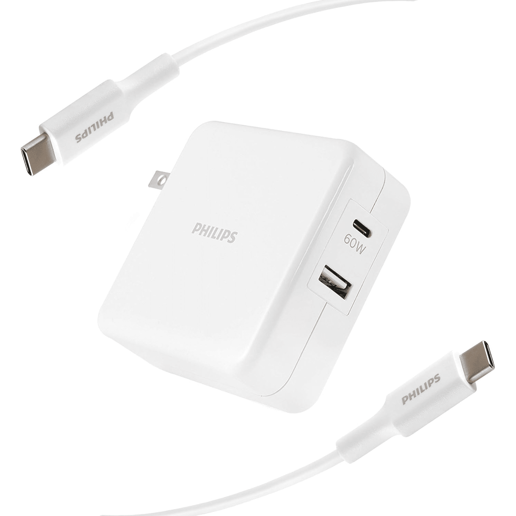 Cargador Para Portatil Celular Cable Kit Philips 67 5w Tipo C 