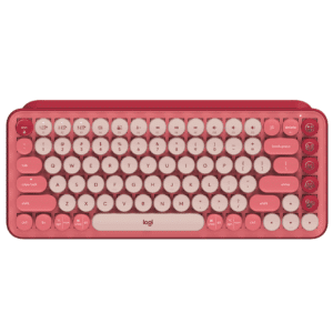 Teclado Logitech Bluetooh Comainboard Pop Icon Inal Rose - Teclados - 9200130523