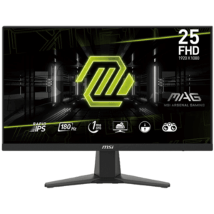 Msi Mag 256f 25" Class Full Hd Gaming Led Monitor - 16:9 - Metallic Black - MON - MSI-MAG256 - MSI - 824142341537 - MAG256F