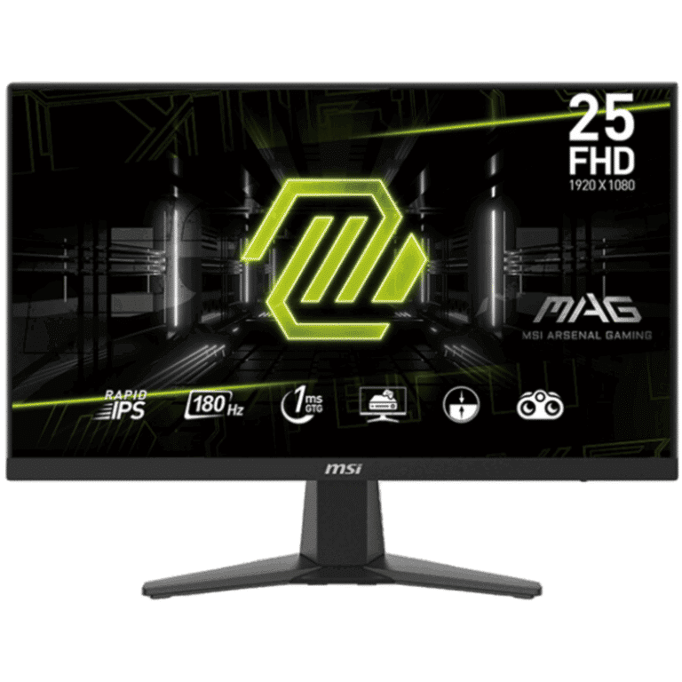 Msi Mag 256f 25" Class Full Hd Gaming Led Monitor - 16:9 - Metallic Black - MON - MSI-MAG256 - MSI - 824142341537 - MAG256F
