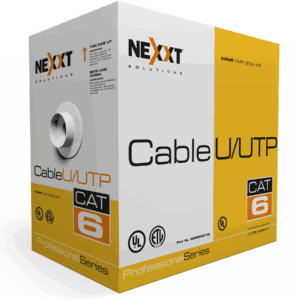 Nexxt Solutions Infrastructure - Bulk cable - UTP - 305 m RJ-45 - Gray - 4P 24AWG CMR - Redes - Cables a Granel - AB356NXT36