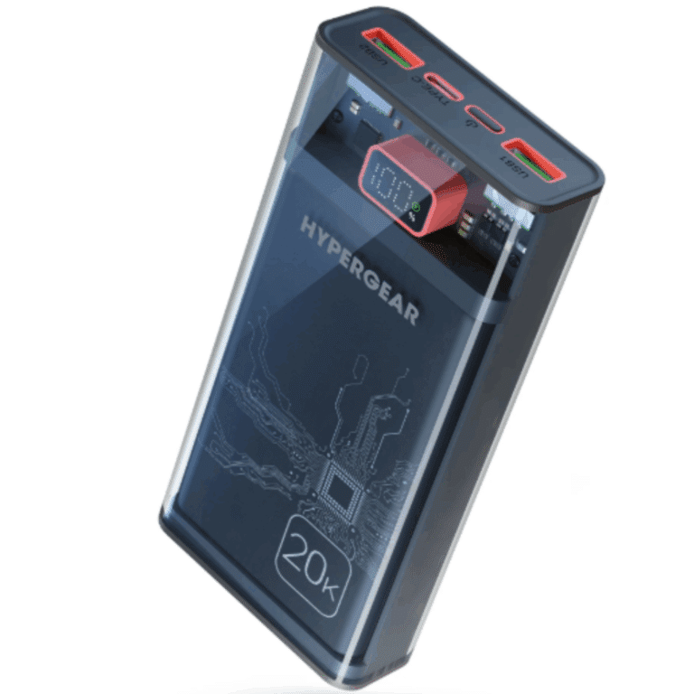 Power Bank Hypergear (20.000mah) Clearcharge Xl 20,000mah Transparent Pd Power Bank - 15827 -