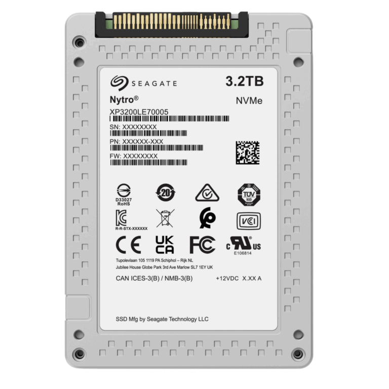 Seagate Nytro 5050 XP3200LE70005 3.20 TB Solid State Drive - 2.5" Internal - PCI Express Nvme (pci Express Nvme 4.0 x4) - Mixed Use - SSD - NY5550H3T2 - SEAGATE - XP3200LE70005