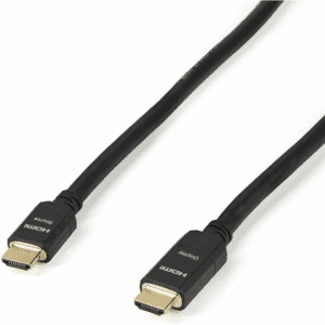StarTech 66ft (20m) Active HDMI Cable, 4K 30Hz UHD High Speed HDMI 1.4 Cable with Ethernet, CL2 Rated HDMI Cord for In-Wall Install - 65.6ft/20m High speed HDMI Cable with Ethernet; 4K video (3840x2160 30Hz) - Active HDMI cable w/ built-in amplifier; CL2 rated wire/PVC jacket for in-wall install - Long HDMI 1.4 cord for office/boardroom/classroom use with monitor/projector/display - Startech.com - Video Cable - 789U - A300-3V5298 - 3V5298 - 0065030858168 - HDMM20MA