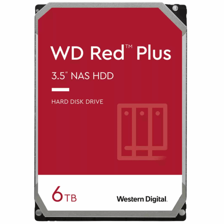 Western Digital Western Digital HD WD60EFPX 6TB 3.5 WD Red Plus NAS HD SATA 256MB 5400rpm HD 275658 WD60EFPX