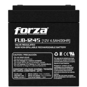 Forza FUB-1245 - Batería - 12 V - 4.5 Ah - Protección de Poder - UPS / Respaldo de Energía - FUB-1245