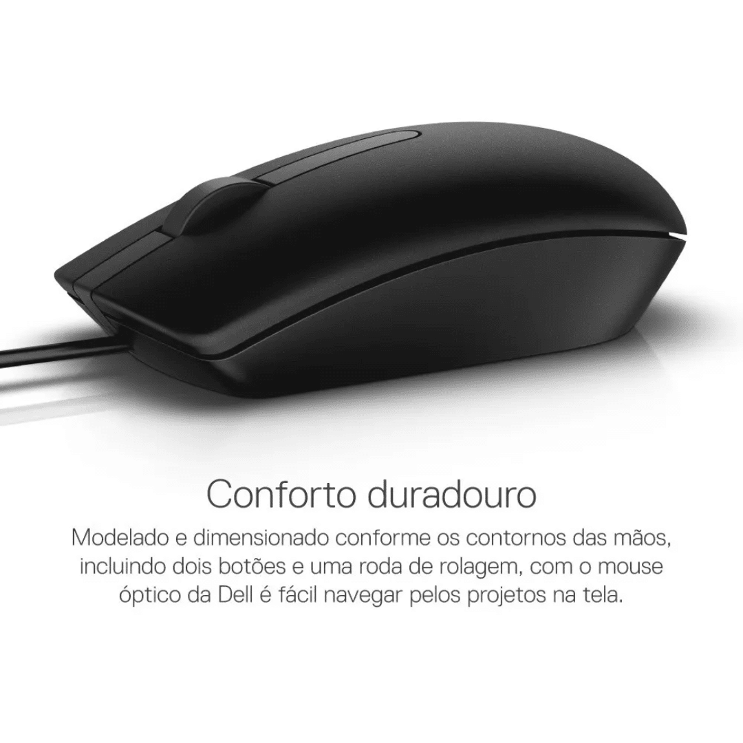 Mouse Dell Ms116 Usb Negro 1y - Mouse (4)