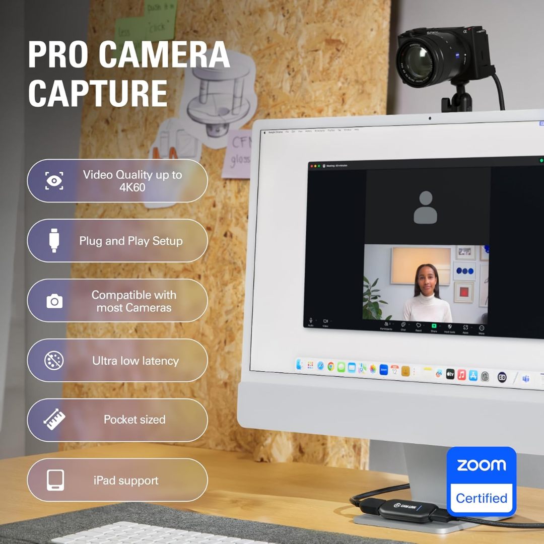 Video Game Capture Elgato Cam Link 4k Digital Single-lens Reflex - Accesorios - 10GAM9901 (2)
