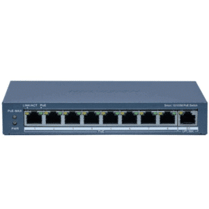 HIKVISION - SWITCH POE 8 CH 10/100MB + 1 10/100MB 60W - All - 3621 - DS-3E1309P-EI/M