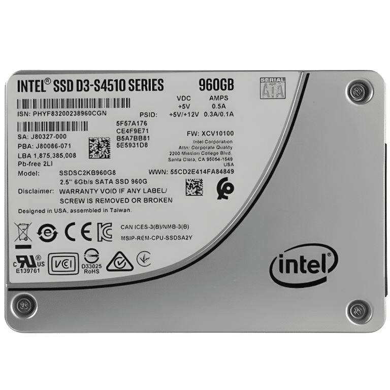 Solidigm - D3-S4510 Series - Solid State Drive - Generic Single Pack | SKU S4510KB960 - SSD - S4510KB960 - SOLIDIGM - 735858362108 - SSDSC2KB960G801