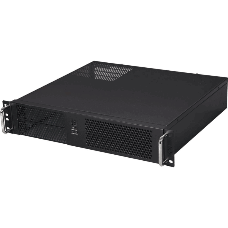 iStarUSA iStarUSA Rackmount D-214-MATX 2U Compact 2x5.25 USB2.0 microATX Chassis RTL RN 140357 D-214-MATX