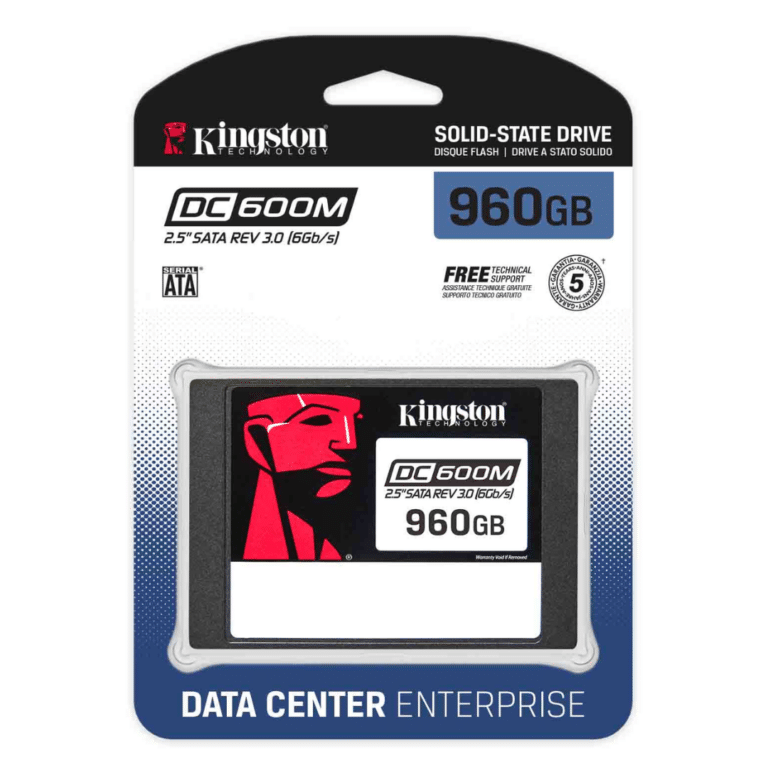 Kingston DC600ME 960 GB Solid State Drive - 2.5" Internal - SATA (SATA/600) - Mixed Use | SKU SEDC6E960G - SSD - SEDC6E960G - KINGSTON - 740617347333 - SEDC600ME/960G