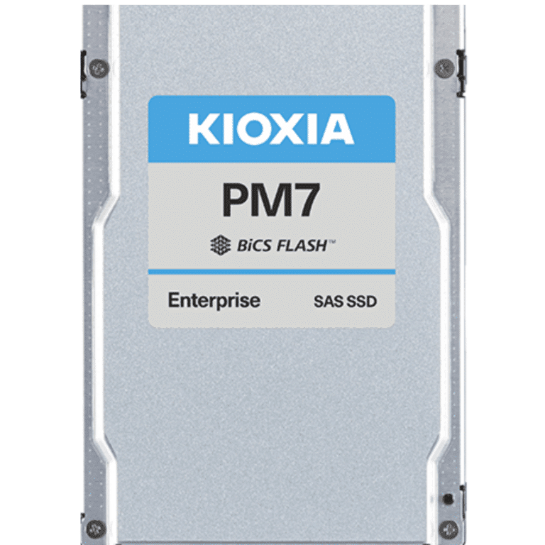 KIOXIA PM7-V Series KPM7XVUG12T8 12.8TB Enterprise 2.5" SAS Mixed Use SSD - SSD - KPM7XVG12T - KIOXIA - KPM7XVUG12T8