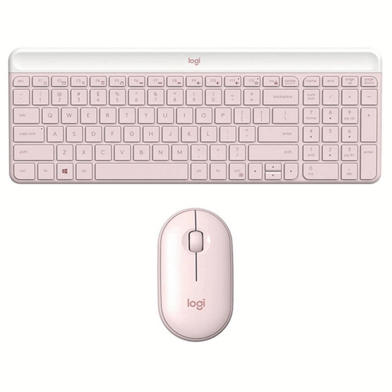 Logitech MK470 Combo LAT Rose  - 920-011312