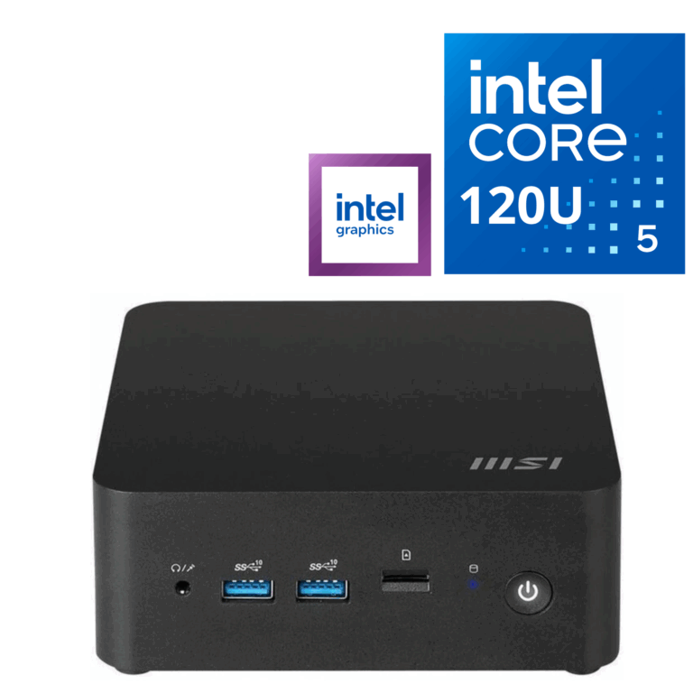 Msi Cubinuc021btaa Mini Pc Barebone, Intel Core 5-120u, Non-os, 3y Advanced Replacement Warranty Taa Compliant - NB - MSI-CU21TA - MSI - 824142369876 - CUBINUC021BTAA