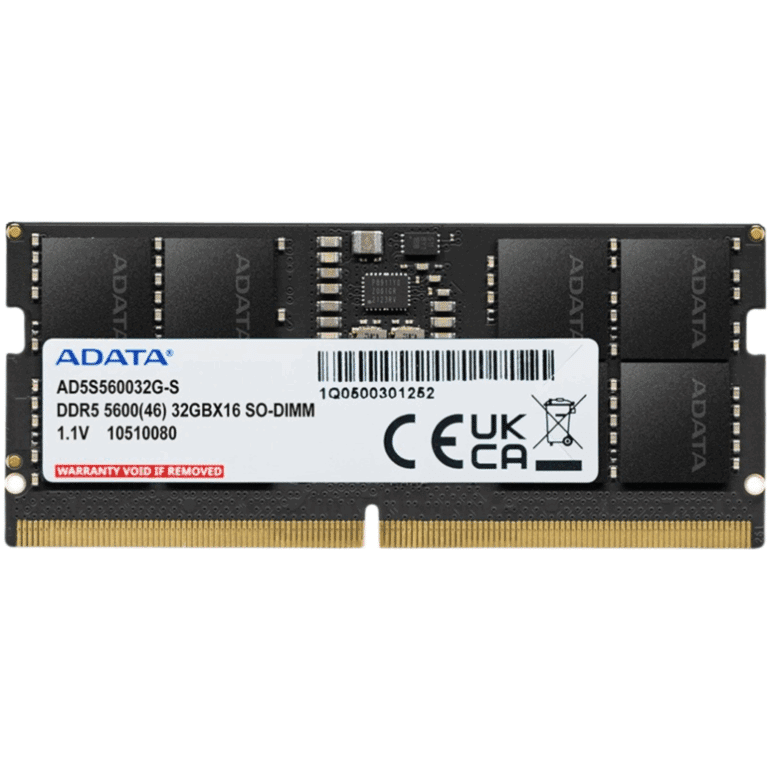 Memoria Ram Ddr5 So-dimm 32gb Ddr5-5600 Adata 1.1v L46 262pin 2800mhz - Ad5s560032g-s