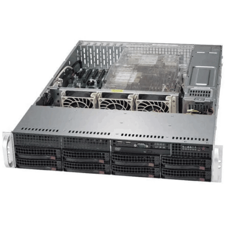 Supermicro Superchassis SC825TQ-563LPB Rackmount Enclosure - SER - CA-825T53B - SUPERMICRO - 672042068906 - CSE-825TQ-563LPB