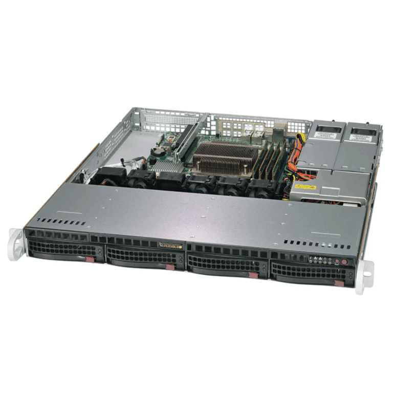 Supermicro Superserver 5019C-MR Server Barebone System - 1U Rack-mountable - Socket H4 LGA-1151 - 1 X Processor Support - SER - SY-519CMR - SUPERMICRO - 672042326099 - SYS-5019C-MR