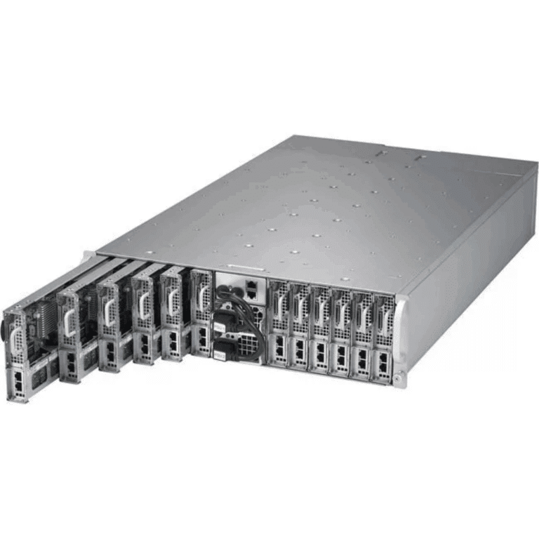Supermicro Superserver 5039MC-H12TRF Server Barebone System - 3U Rack-mountable - Socket H4 LGA-1151 - 1 X Processor Support - SER - SY-539M12T - SUPERMICRO - SYS-5039MC-H12TRF