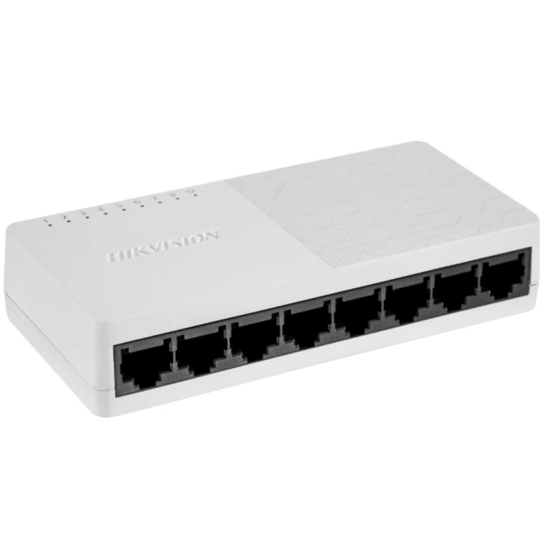 Switch Hikvision Ds-3e0108d-o / 8 Puertos 10/100 Mbps (mdi/mdix) Plastico - Ds-3e0108d-o