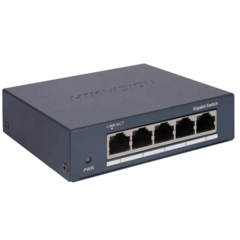 Switch Hikvision Gigabit Ds-3e0505-o / 5 Puertos 1000 Mbps (mdi/mdix) Metal - Ds-3e0505-o