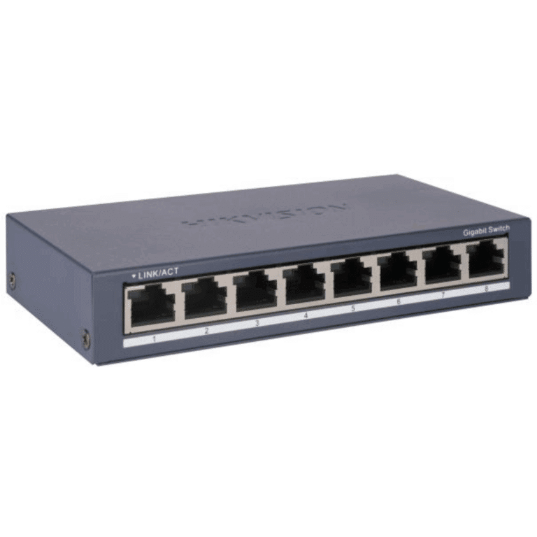 Switch Hikvision Gigabit Ds-3e0508-o / 8 Puertos 1000 Mbps (mdi/mdix) Metal - Ds-3e0508-o