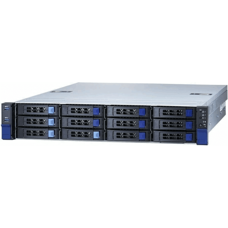 MITAC B7126T65V10E4HR 2U2S Warm Storage Server, 10 SATA + 4 Nvme U.2/SATA - SER - TS-B71264R - MITAC - 635872053160 - B7126T65V10E4HR