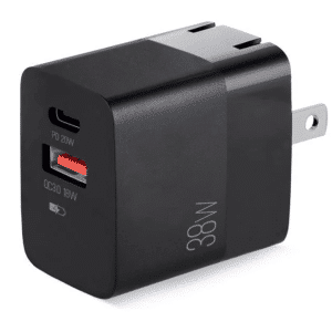 Cargador De Pared Argom 38w Pro Pd Type-c Usb Arg-ac-0122bk Black - Accesorios - ARG-AC-0122BK