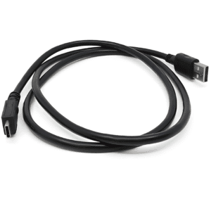 Zebra USB/USB-C Data Transfer Cable - 3.28 ft USB/USB-C Data Transfer Cable for Mobile Computer - First End: 1 x 24-pin USB Type C - Male - Second End: 1 x USB Type A - Male - Black - 1 - Zebra - Data Transfer Cable - M352 - A300-6XM833 - 6XM833 - 9999999999999 - CBL-TC5X-USBC2A-01